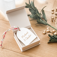 Luxe Christmas Ceramic Decoration + Gift Box - Liberty London - Arch