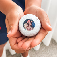 Personalised Golf Balls - Set of 3 Premium Golf Balls - Photo