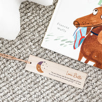 Personalised Timber Bookmarks - Moon