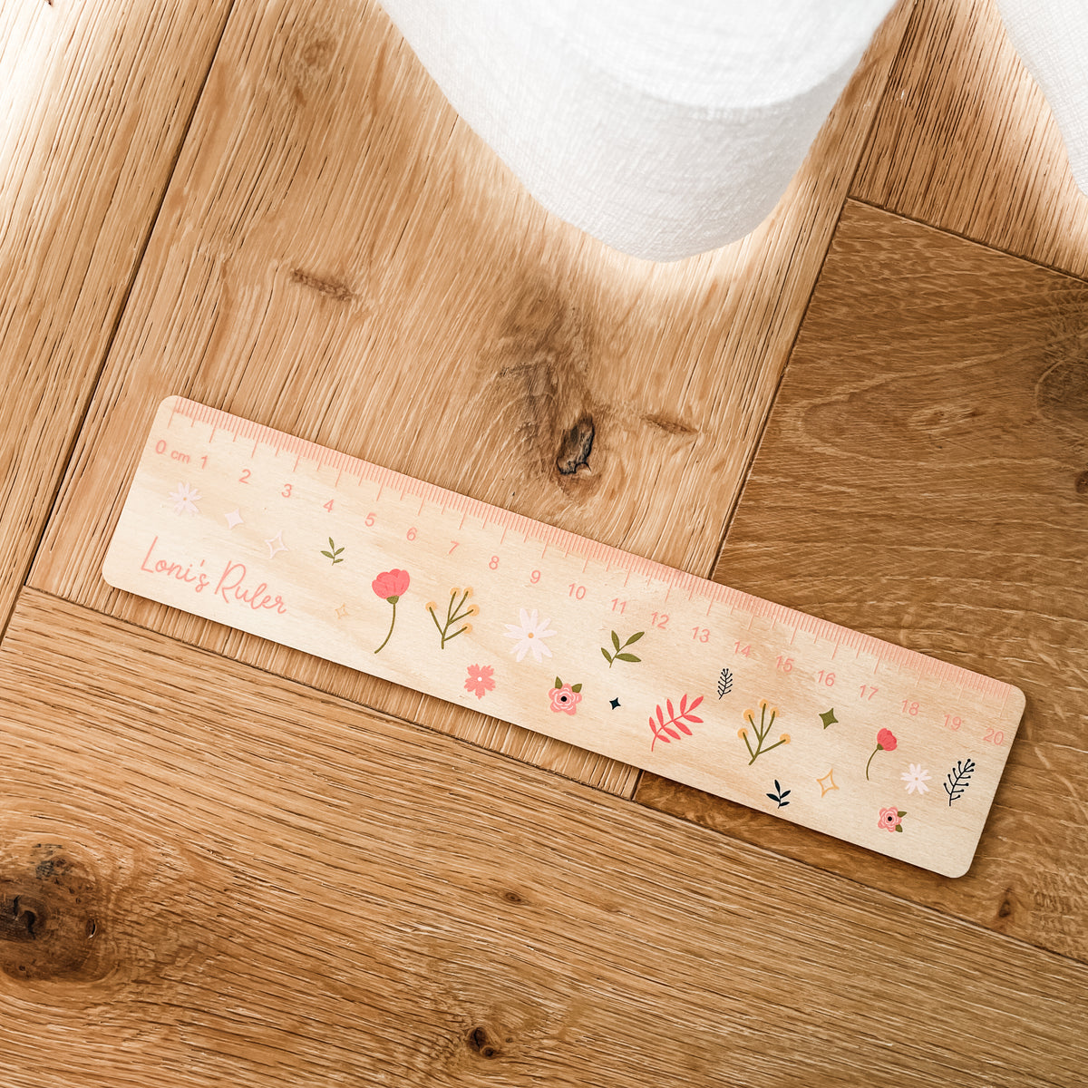 Personalised Rulers - Pattern - Timber