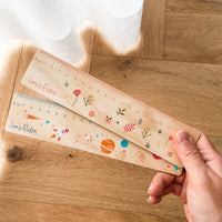 Personalised Rulers - Pattern - Timber