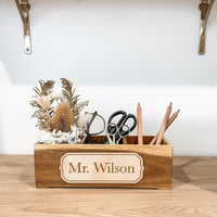 Pencil Holders - Timber Plaque - Horizontal