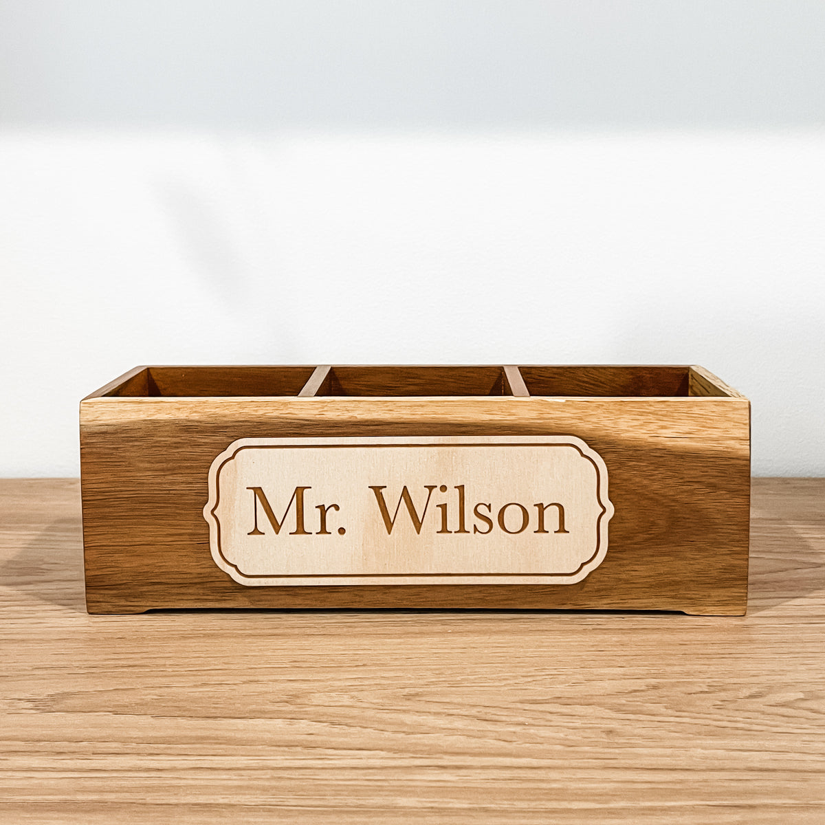 Pencil Holders - Timber Plaque - Horizontal - Double Sided