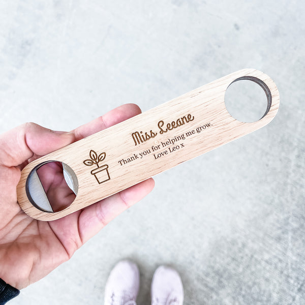 Personalised bottle opener - Teacher's gift