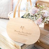 Wicker Picnic Baskets - Spring Flowers