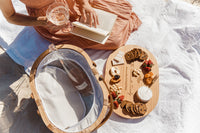 Wicker Picnic Baskets - Spring Flowers